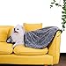 PAWZ Road Pet Dog Blanket Fleece Fabric Soft and Cute Dark Gray L