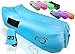 Inflatable Air Lounger Lounge Bag Chair -Headrest, 2 Pockets, 700 Gauge Liner, 420D Ripstop, Securing Loop & Stake - Extra Large Travel Bag- For Beach Or In The Pool 9’ Long & Holds 500 LBS