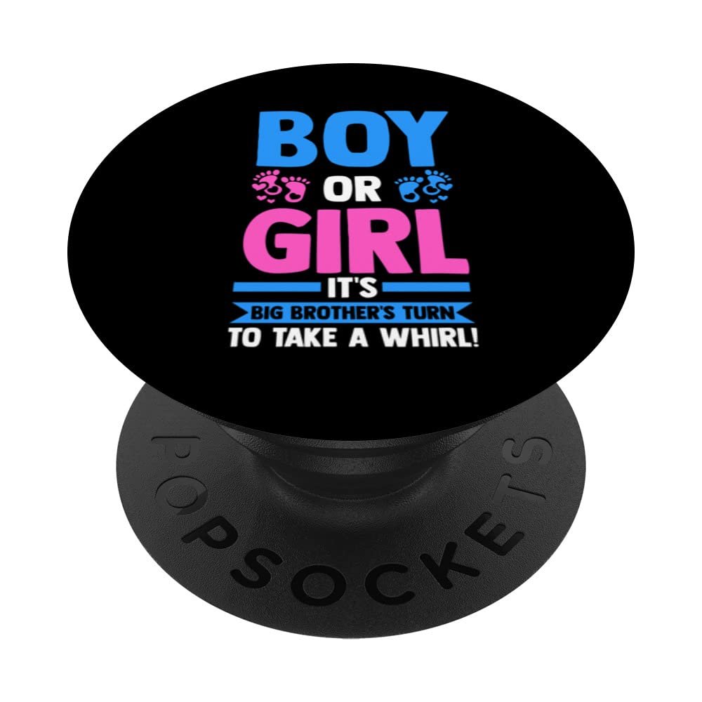 Boy or Girl It's Big Brother's turn Gender Reveal PopSockets Swappable PopGrip