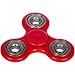 Red Fidget Spinner with hybrid ceramic ball bearings for a smooth, quiet spin that doesn't stop. Perfect for people with ADD, ADHD, anxiety, sensory processing disorder or any fidgeting.
