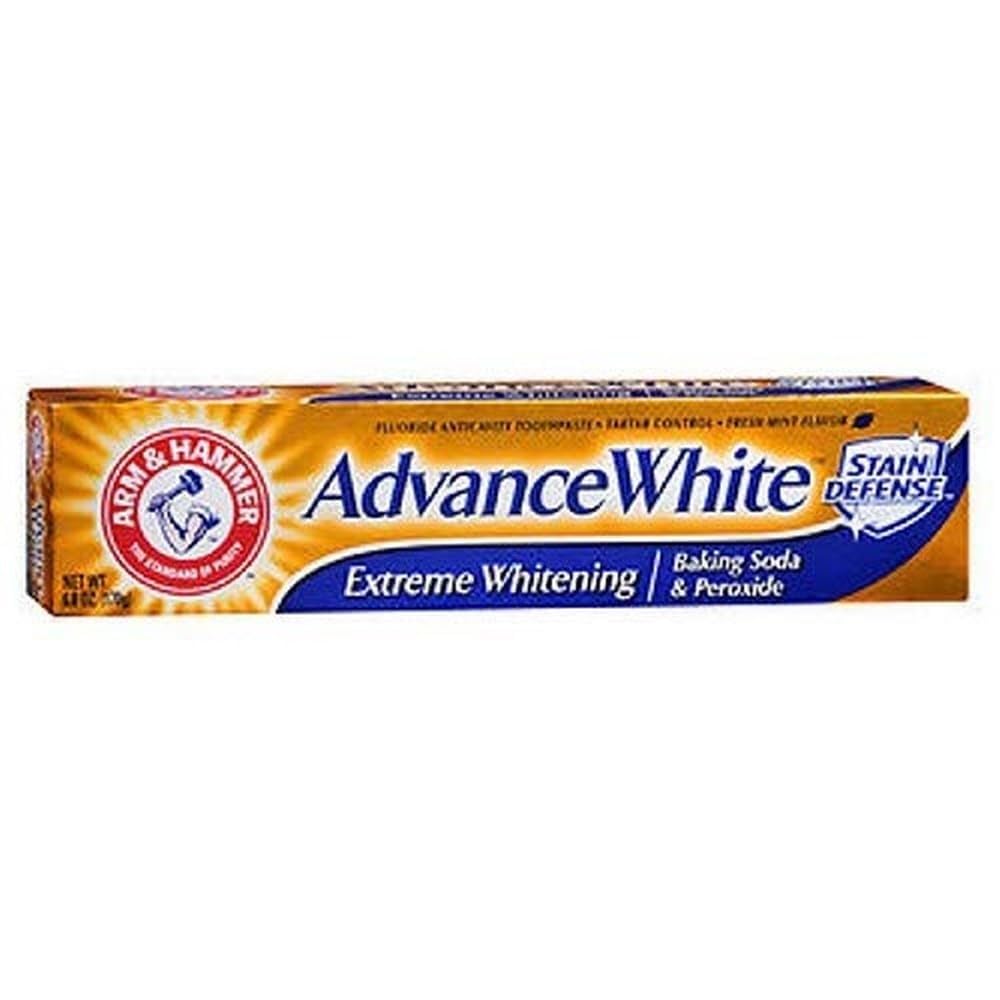 Arm and Hammer Advance White Extreme Whitening Fluoride Toothpaste Clean Mint 6 oz New Packaging!