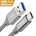 BrexLink USB 3.0 Type C Cable, USB C to USB A Charger Cable (2m 2-Pack) Charging for Samsung Galaxy S10 S9 S8 A3 A5 Note 8 9 10, Huawei P10 P9 P20 Pro, Google Pixel, LG V30 G6