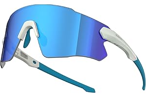 ER00 Wrap Around Light Weight Sports Sunglasses for Small Face Men Women Youth Cycling Baseball Running Pickleball