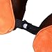 SMYLLS Memory Foam Travel Pillow. The Best Neck Pillow Head & Neck Support, California Orange