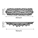 Boao 4pc Halloween Decorations Kit Spiderweb Lace Tablecloth Table Runner Spider Cobweb Fireplace Scarf Cover, Round Spooky Lace Table Cover, Lamp Shades for Halloween Party Decor(Style Set 1)