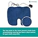 ChiroDoc Coccyx Seat Cushion with Removable Heating Pad - Powered by AC Wall Adapter - Perfect For Coccyx & Tailbone Pain Relief (Sciatica) - Reduce Lower Back Pain From Sitting All Day