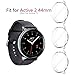 Seltureone (3 Pack) Compatible for Samsung Galaxy Watch Active 2 Case 44mm (2019), Heavy-Duty Overall Full Body Protective TPU Anti-Scratch Cover for Active2 44mm (Clear)