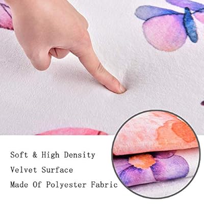 Beautiful Mermaid & Unicorn Fish Pattern Area Rug for Living Room Bedroom Playing Room 5'x6' 51GanaiVXGL