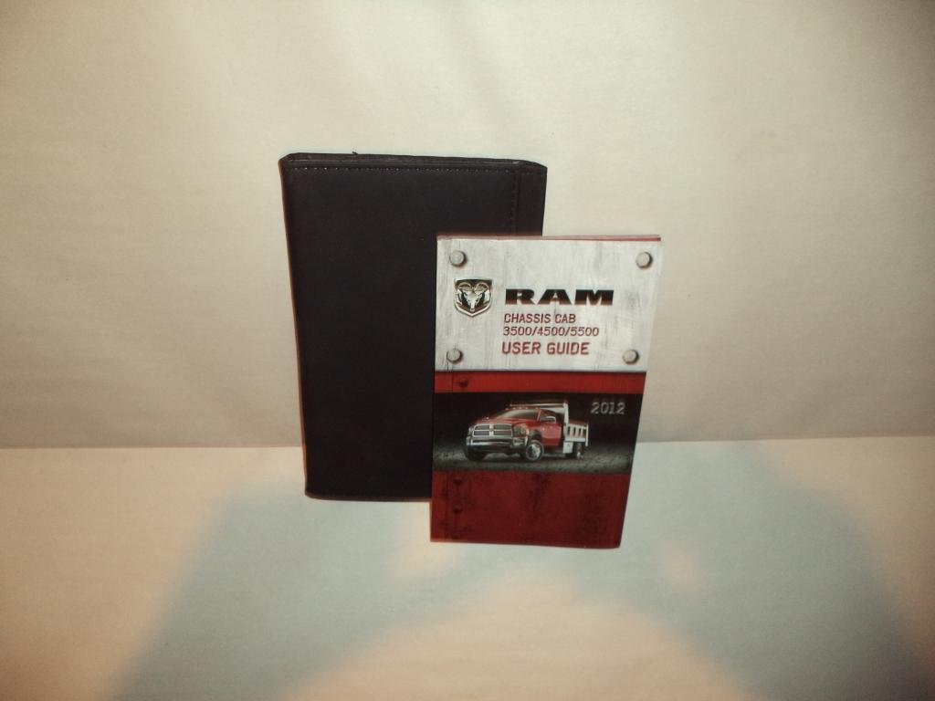 Amazon.com: 12 2012 Dodge Ram Chassis Cab 3500 4500 5500 Owners Manual Book  Guide #5348: Automotive