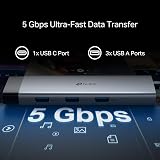 TP-Link UH9120C 9 in 1 USB C Hub 4K HDMI 100W PD 4K60Hz SD MicroSD Gigabit view 9