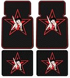 4PC Betty Boop Star Design Front and Rear Floor Mats for Car Suv Truck