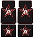4PC Betty Boop Star Design Front and Rear Floor Mats for Car Suv Truck