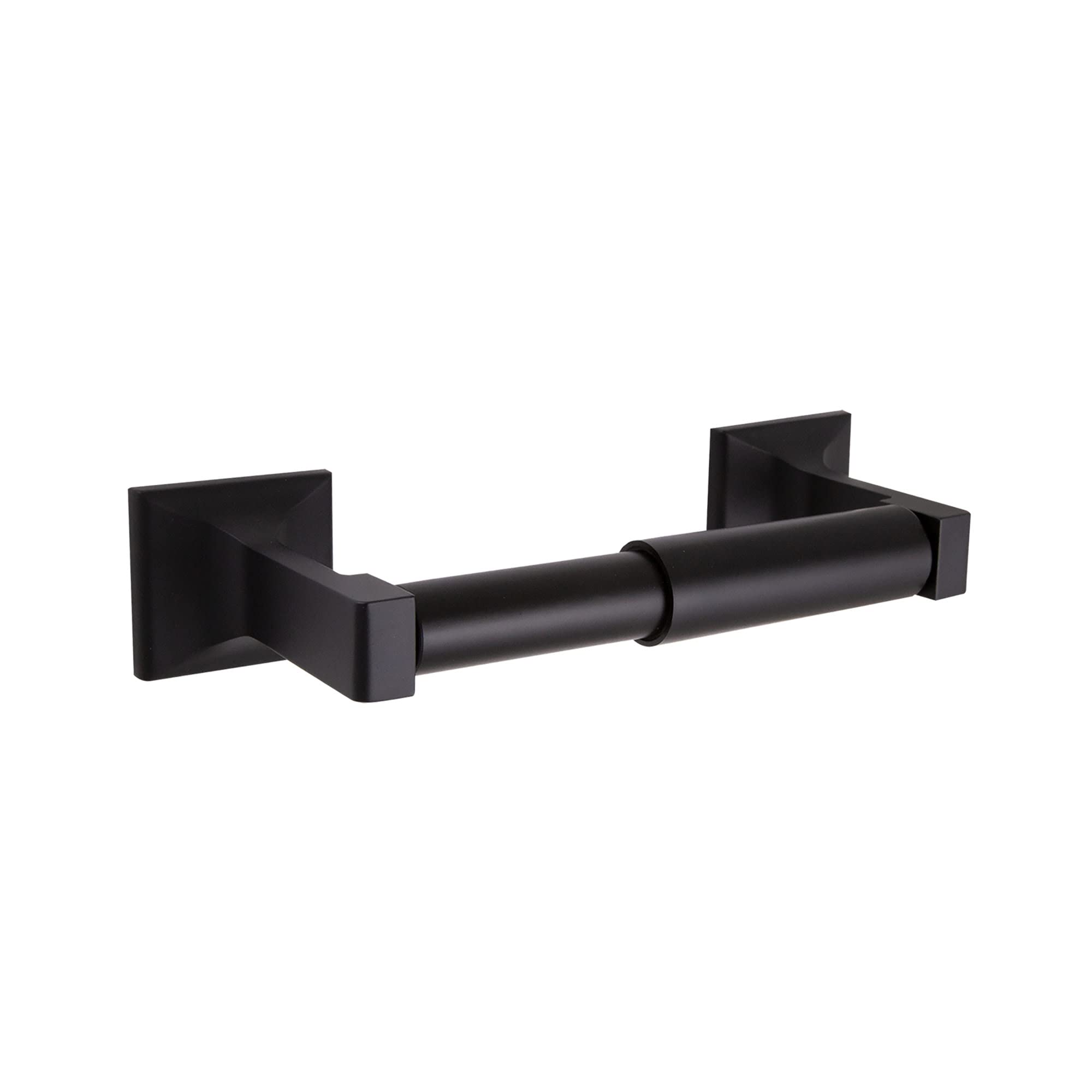 Design House 544569 Millbridge Wall Mounted Toilet Paper Roll Holder Hardware for Bathroom, Matte Black