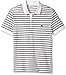 Lacoste Short Sleeve Striped Pique Polo - Regular Fit Shirt