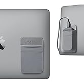 Slipdrive - Portable Hard Drive Sleeve for Laptop - SSD Solid State Drive - Reusable Adhesive - 5” x 3.2” Stick on External H