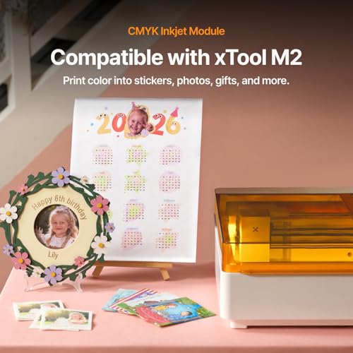 xTool CMYK Inkjet Printing Module for xTool M2