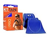 KT TAPE PRO Kinesiology Sports Tape, 20 Precut 10 Inch Strips, 100% Synthetic, Water Resistant, Breathable, Free Videos, Pro & Olympic Choice