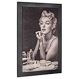 Officially Licensed Vintage Marilyn Monroe Black and White Framed Photo Portrait Wall Art (19