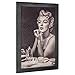 Officially Licensed Vintage Marilyn Monroe Black and White Framed Photo Portrait Wall Art (19