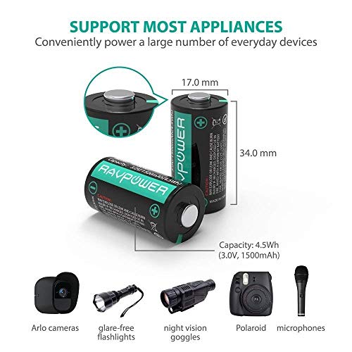 3 Batteries+RAVPower+Non+Rechargeable+Microphones+Flashlight