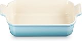 Le Creuset Heritage Rectangular Dish Stoneware Teal 26 cm 2.4 L view 2