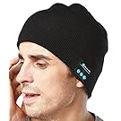 XIKEZAN Unisex Bluetooth Beanie w/ Mouth Mask Winter Knit Hat V4.1 Wireless Musical Headphones Earphones w/ Speakers Beanies Hats Cap Unique Christmas Tech Gifts for Teen Young Boys Girls Men Women