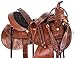 AceRugs Western Saddle 15 16 17 18 Hand Tooled Pleasure Trail Horse Saddle Premium Leather TACK Set (Chestnut, 17)thumb 1