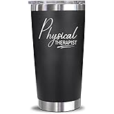 HTDesigns Physical Therapist - Engraved Stainless Steel Tumbler - Stainless Cup - Physical Therapist Gift - Gift For Friend - Cute Mug - Gift For Women And Men