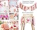 WAOUH HighChair Banner for 1st Birthday - First Birthday Decorations for Photo Booth Props, Birthday Souvenir and Gifts for Kids, Best Party Supplies(Flamingo)
