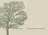 A Life Remembered: Funeral Guest Book (Memorial Service Book)