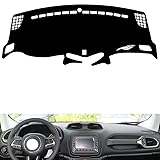 leather dash board cover mat Compatible with JEEP