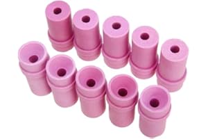 Vleant 10pcs Ceramic Sandblast Nozzle (Inner Diameter 5mm+6mm) Sand Blaster Nozzle Head for Portable Sand Blaster Gun Kit