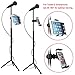 Cell Phone Tripod Mount Adapter Music/Microphone Stand Tablet Holder Compatible with iPhone X 8 7 Plus 6s Samsung Galaxy S8 S9 Note Google Pixel XL LG V30 iPad 9.7/10.5 Inch, Car Universal Holder