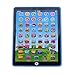Keklle Kids Children Mini Imitative iPad Toy Intelligent Early Educational Learning Playing Tablet Toys Christmas Birthday Gift for Girls Boys Baby Letter Number Alphabet Learning Machine (Blue)