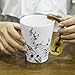 LanHong Guitar Mug Guitar Coffee Mug Music Gifts for Guitar Players Musician - 13.5 oz Guitar Cup Gifts for Music Lovers - Music Coffee Mugs Birthday Christmas Gifts for Men Women (Acoustic)