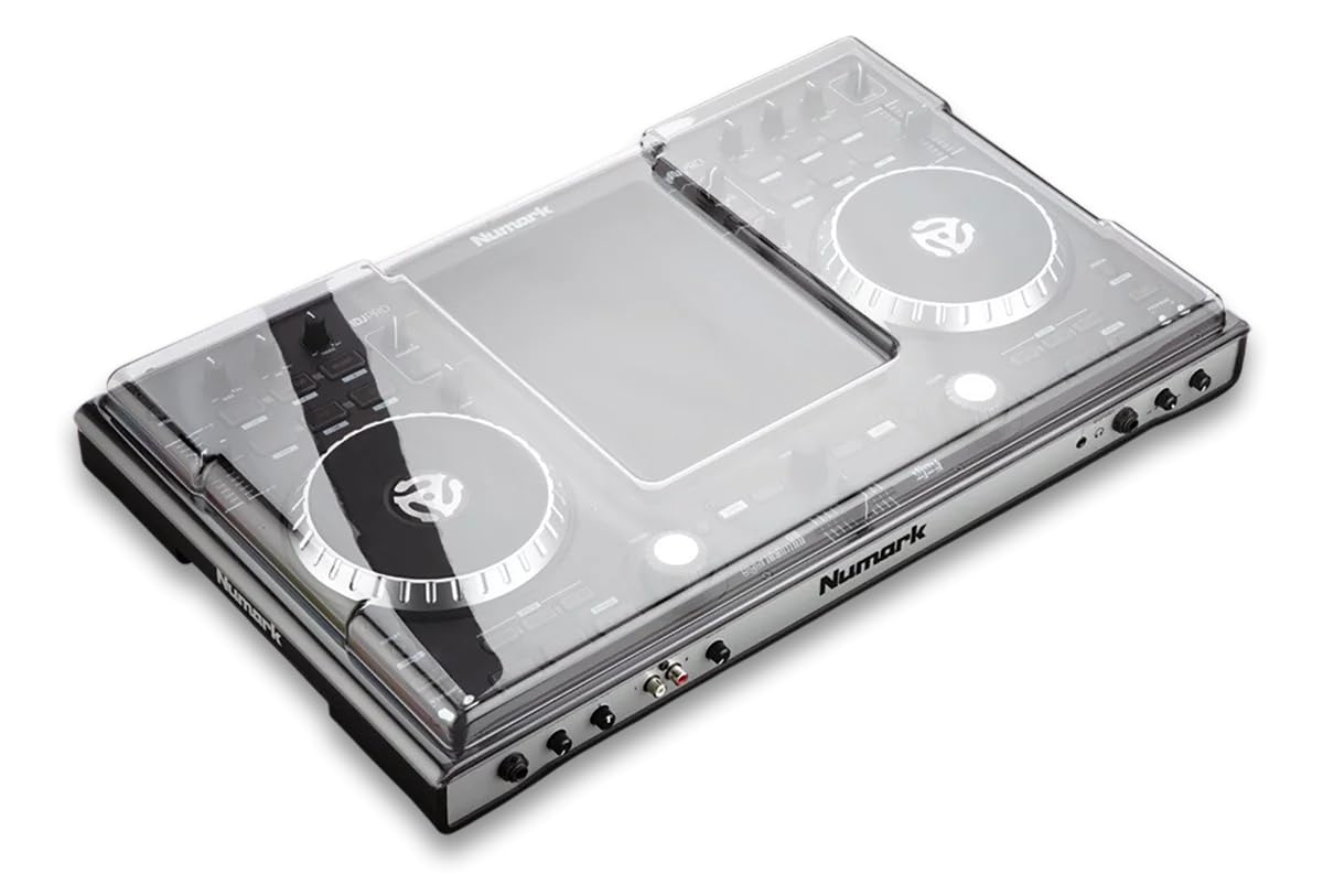 Decksaver Cover for Numark iDJ Pro - Super-Durable Polycarbonate Protective lid in Smoked Clear Colour, Made in The UK - The DJs' Choice for Unbeatable Protection