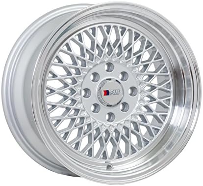 F1R F01 15 Silver Wheel / Rim 4x100 &amp; 4x4.5 with a 25mm Offset and a 67.1 Hub Bore. Partnumber F01158MS25