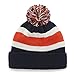 NFL Denver Broncos Men's Breakaway Knit Cap, One Size, Light Navy