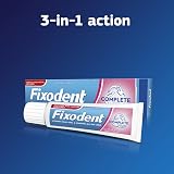 Fixodent Complete Denture Adhesive Cream 4x40g Mint Saving Pack 10x Hold view 8