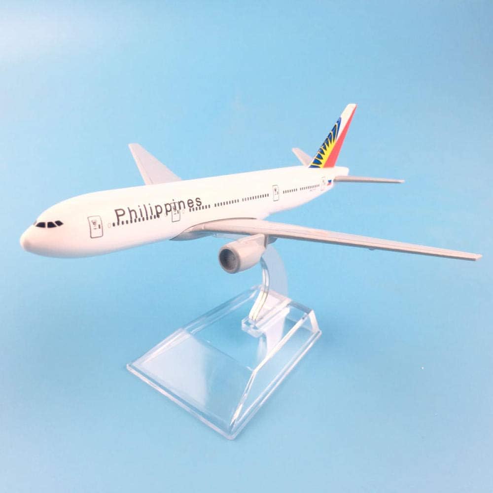 HCBYJ 16cm Plane Model Boein Philippines Airlines Aircraft B777 Metal Simulation for Kid Toys