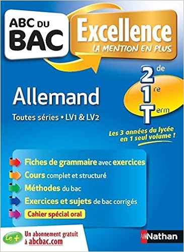 Abc Du Bac Excellence Allemand 2de 1re Term Amazon Fr Brunet Cecile Keunebroek Noemie Livres