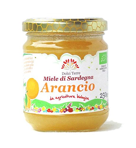 3 vasetti da 250 gr - Miele di arancio biologico realizzato dagli apicoltori artigianali di Terrantiga, in Sardegna
