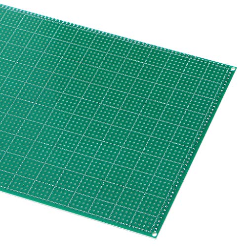 Single Side Prototype PCB Board Tinned DIY Universal FR4 Printed Circuit Board 13x25cm Matrix Prototype Breadboard - Thumbnail 4