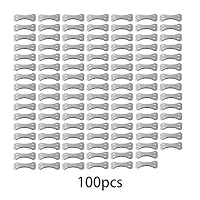 Foreverharbor Aluminum Metal Style Clips Sterile for Elastic Bandages Spares for ACE Type Body Wrap Sports Bandages Fastening Clips