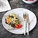 Melamine Dinnerware Set - 12pcs Plastic Dishes Dinnerware Set for 4, Everyday Use, Marble Pattern, Not for Microwave