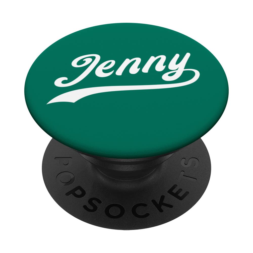 JENNY Classic Athletic Script Design PopSockets Swappable PopGrip