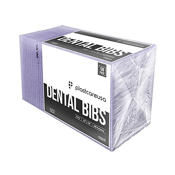 Disposable Dental Bibs 13"x18" 3 Ply Waterproof Tattoo Bib Sheet for