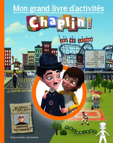 Mon grand livre d'activités Chaplin and co