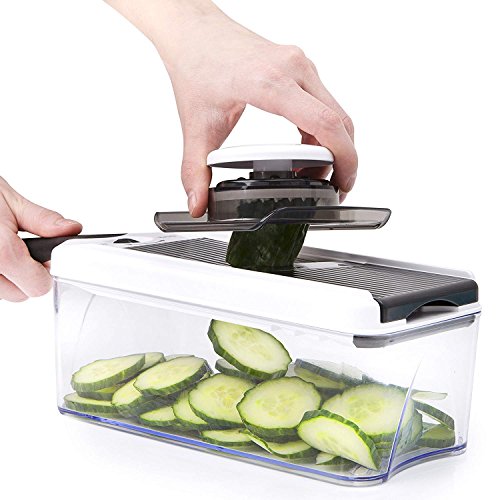 4 Adjustable+Mandoline+Slicer+Vegetable+Vegetables