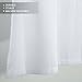 CAROMIO Tier Curtains for Kitchen, Waffle Woven Textured Short Window Tier Curtains for Bathroom Rod Pocket Kitchen Cafe Curtains, 30W x 24L Inch, White, 1 Pair